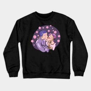 Lovers kissing Crewneck Sweatshirt